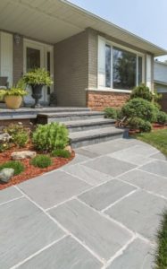 Flagstone walkway